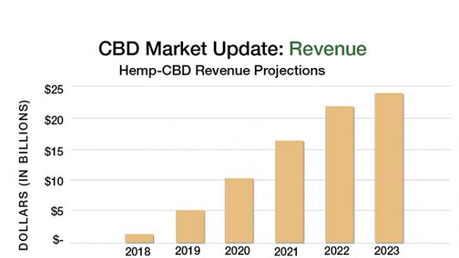 vývoj CBD na trhu